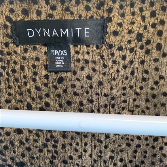 Dynamite Black Sheer Women's Top - Picture 2 of 6